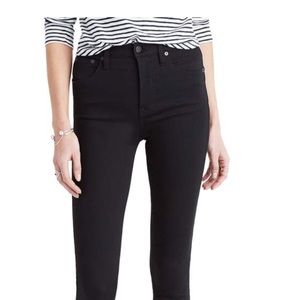 Madewell high riser skinny black jeans 👖 NWT.